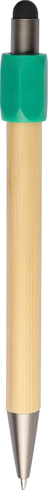 Vue 3 de Stylo à bille Fenn | Bambou | Spinner
