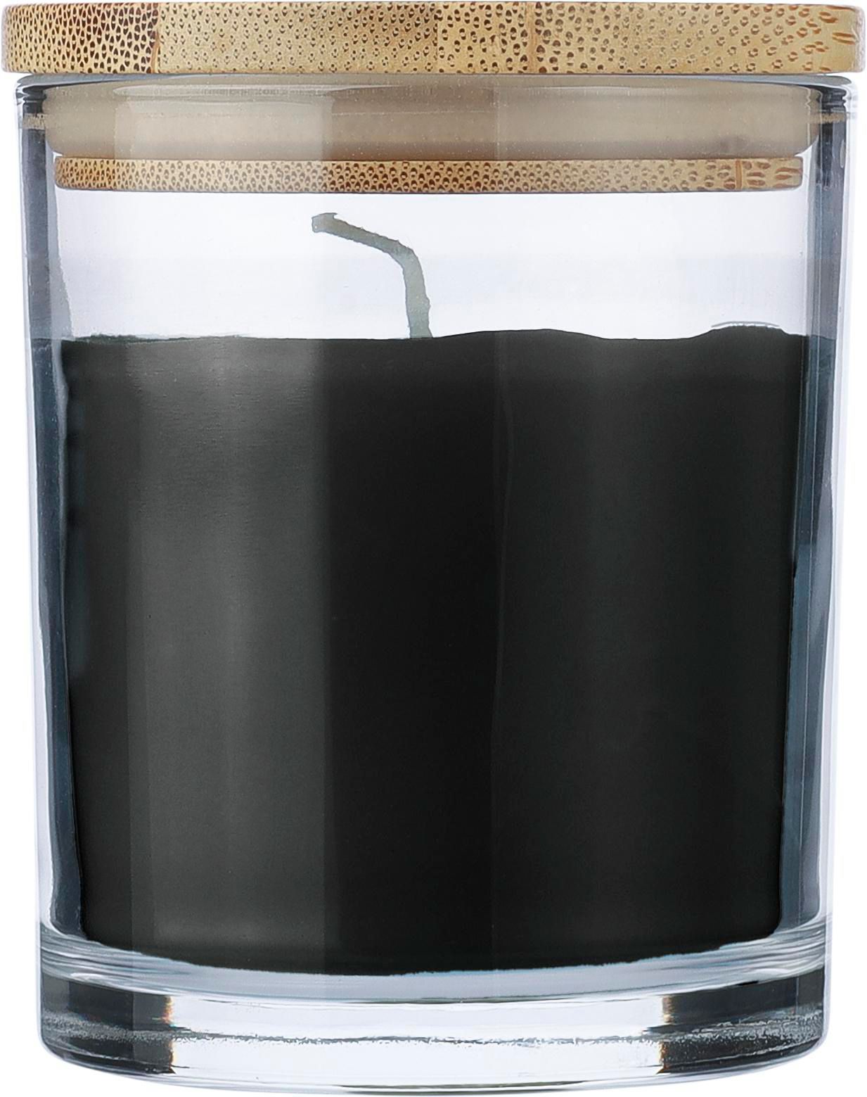 Bougie Riven | Verre avec couvercle bambou