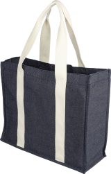 Vue 3 de Sac shopping Gretchen | Denim | 19 l