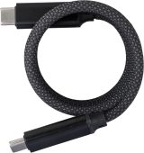 Vue 2 de Câble de charge Janet | Nylon | Magnétique | USB-C