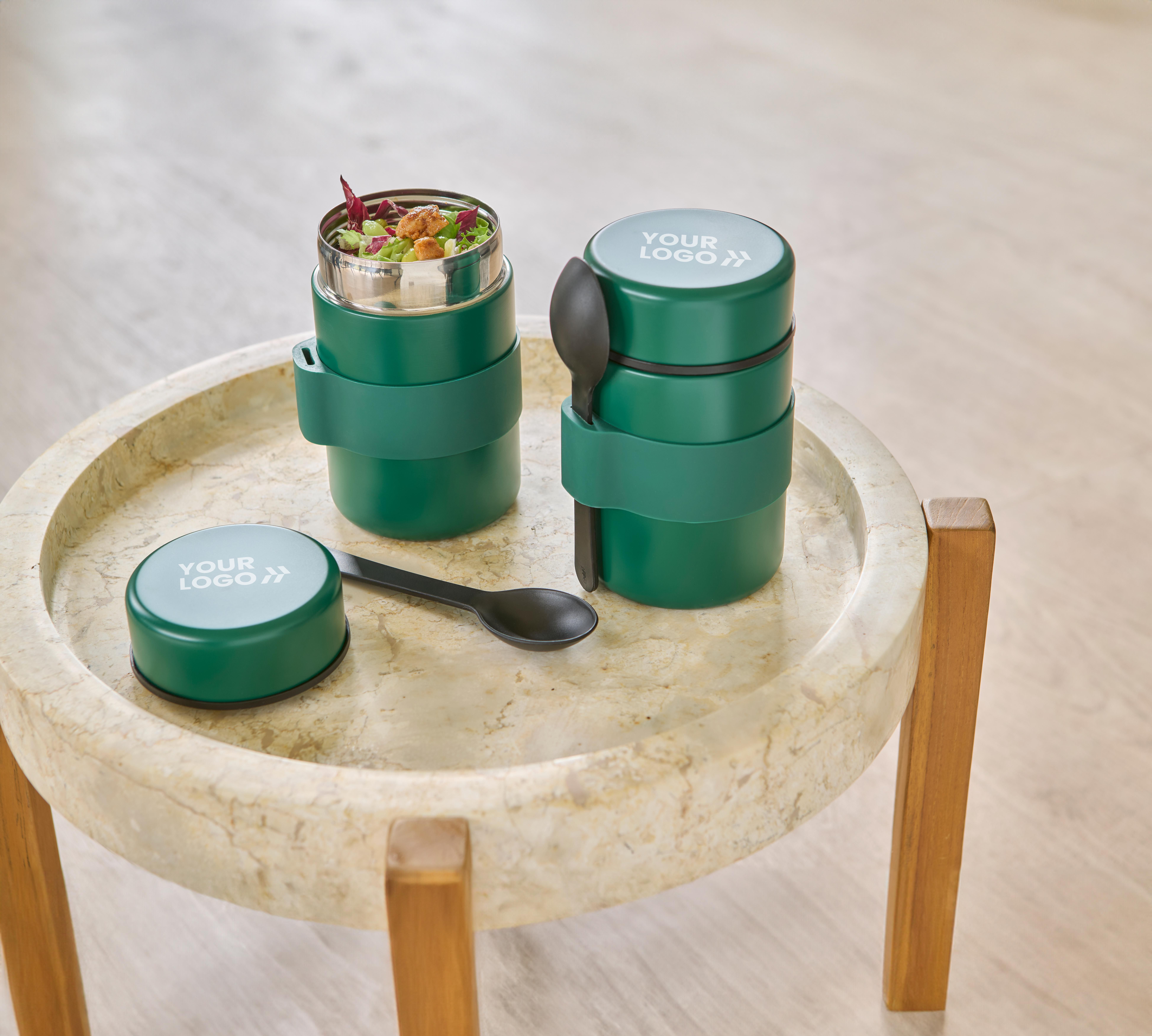 Vue 9 de Boîte repas double paroi Niko | 460 ml