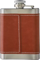Vue 2 de Flasque Cedric | Acier inoxydable | 100 ml