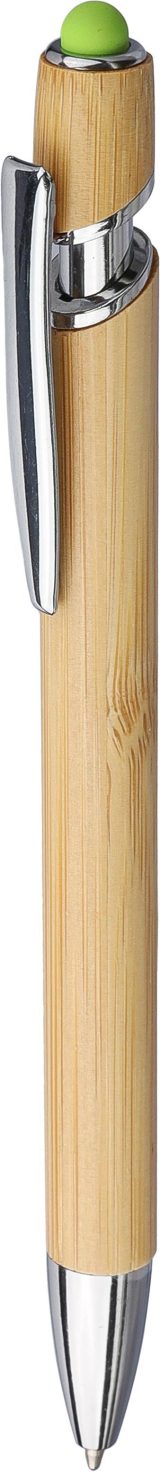 Vue 6 de Stylo bille Darren | Bambou