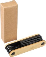 Vue 9 de Kit de réparation vélo Edna | 7 pièces | Bambou
