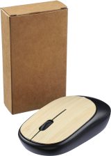 Vue 7 de Souris sans fil Eileen | Détails bambou