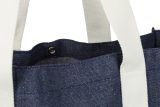 Vue 6 de Sac shopping Gretchen | Denim | 19 l