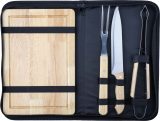 Vue 11 de Set barbecue Kathleen | Inox | 4 pcs | Pochette polyester