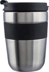 Vue 10 de Mug isotherme Keith | Inox | 300 ml | Grip en silicone