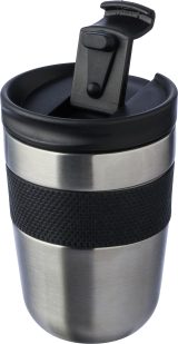 Vue 8 de Mug isotherme Keith | Inox | 300 ml | Grip en silicone