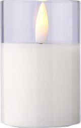 Vue 1 de Bougie LED Serin | Photophore en verre