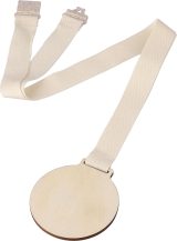 Vue 6 de Médaille Koa | Bois