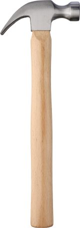 Vue 7 de Marteau à panne fendue Asha | Bois de hêtre