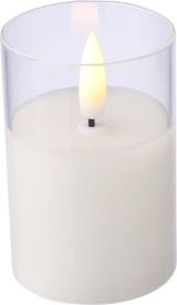 Vue 6 de Bougie LED Serin | Photophore en verre