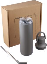 Vue 22 de Bouteille double paroi Omari | 500 ml | Deux bouchons