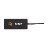 Vue 2 de Tecco GRS Recycled Alu USB Hub