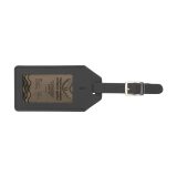 Vue 2 de Imitation Leather Luggage Tag