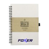 Vue 1 de Milk-Carton Wire-O Notebook A5 carnet de notes