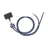 Vue 2 de Lace Lanyard GRS RPET 0,5 cm cordelière téléphonique