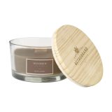 Vue 1 de Wooosh Flame Scented Candle Dark Amber bougie parfumée