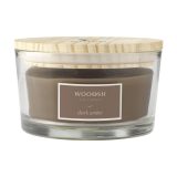 Vue 2 de Wooosh Flame Scented Candle Dark Amber bougie parfumée