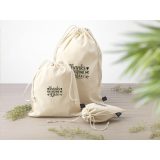 Vue 5 de Gift Pouch Naturel GRS Recycled Cotton (150 g/m²) M
