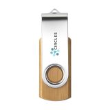 Vue 1 de Twist Bamboo en stock clé USB 8 GB