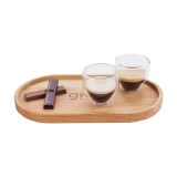 Vue 1 de Bowls and Dishes - Bois de hêtre - Plateau de Service Ovale 27 cm