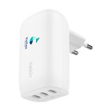 Vue 1 de Belkin BoostCharge 3-Port Wall Charger EU