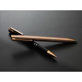 Vue 5 de Ebony RCS Recycled Alu Rose Gold stylo