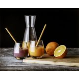 Vue 3 de Bamboe Straw Set pailles en bambou