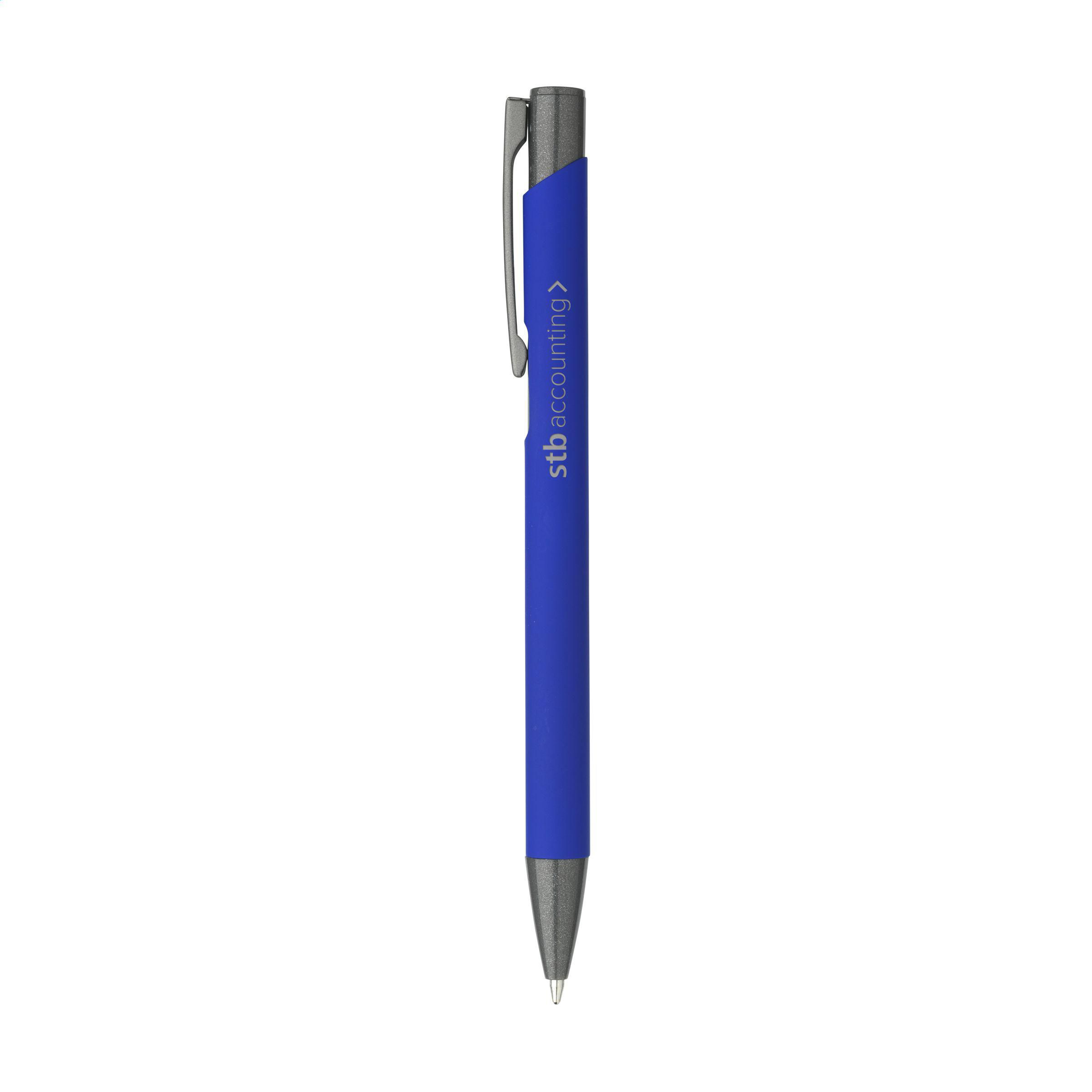 Ebony Soft RCS Recycled Alu SoftTouch stylo