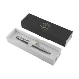 Vue 4 de Parker Jotter Stylo à bille en acier inox - bleu