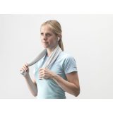 Vue 2 de CoolDown GRS RPET serviette de sport