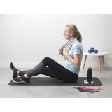 Vue 3 de CoolDown GRS RPET serviette de sport