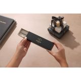 Vue 5 de Stylo bille Parker Jotter | Acier recyclé | Encre bleue