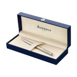Vue 3 de Waterman Hémisphère Stylo à bille Argent - encre bleue