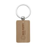 Vue 1 de WoodKey Rectangle porte-clés