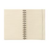 Vue 4 de Sugarcane Bagasse Spiral Notebook A5 carnet