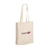 Vue 2 de Natural Square Bag (165 g/m²) sac en coton