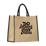 Vue 1 de Gerona Jute Shopper sac shopping