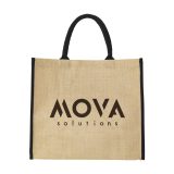 Vue 2 de Gerona Jute Shopper sac shopping