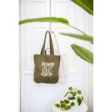 Vue 3 de Organic Cotton Canvas Tote Bag Natural (280 g/m²) sac