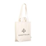 Vue 2 de Organic Cotton Canvas Tote Bag Natural (280 g/m²) sac