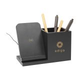 Vue 4 de Bamboo Boss 15W support de charge/porte-stylo