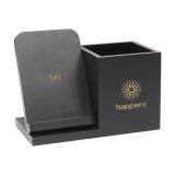 Vue 6 de Bamboo Boss 15W support de charge/porte-stylo