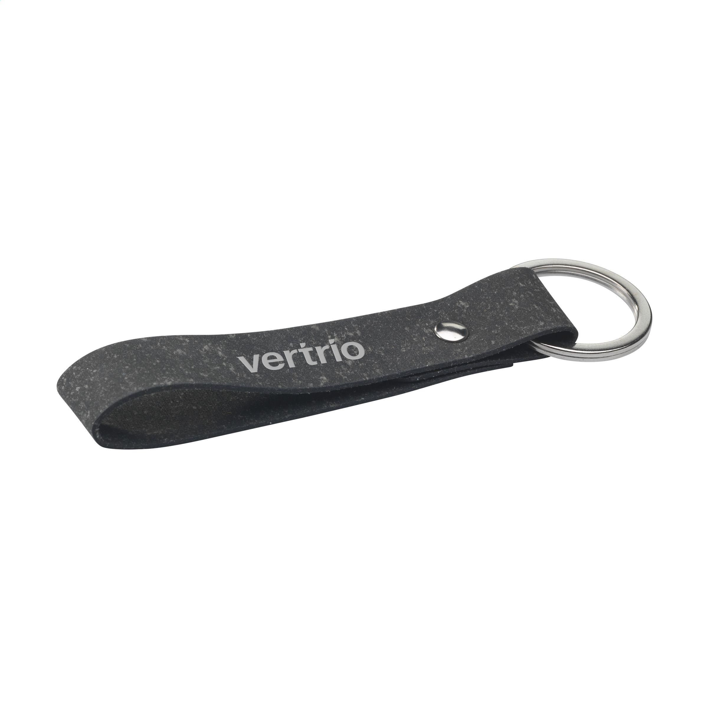 Recycled Leather Keyring porte-clés