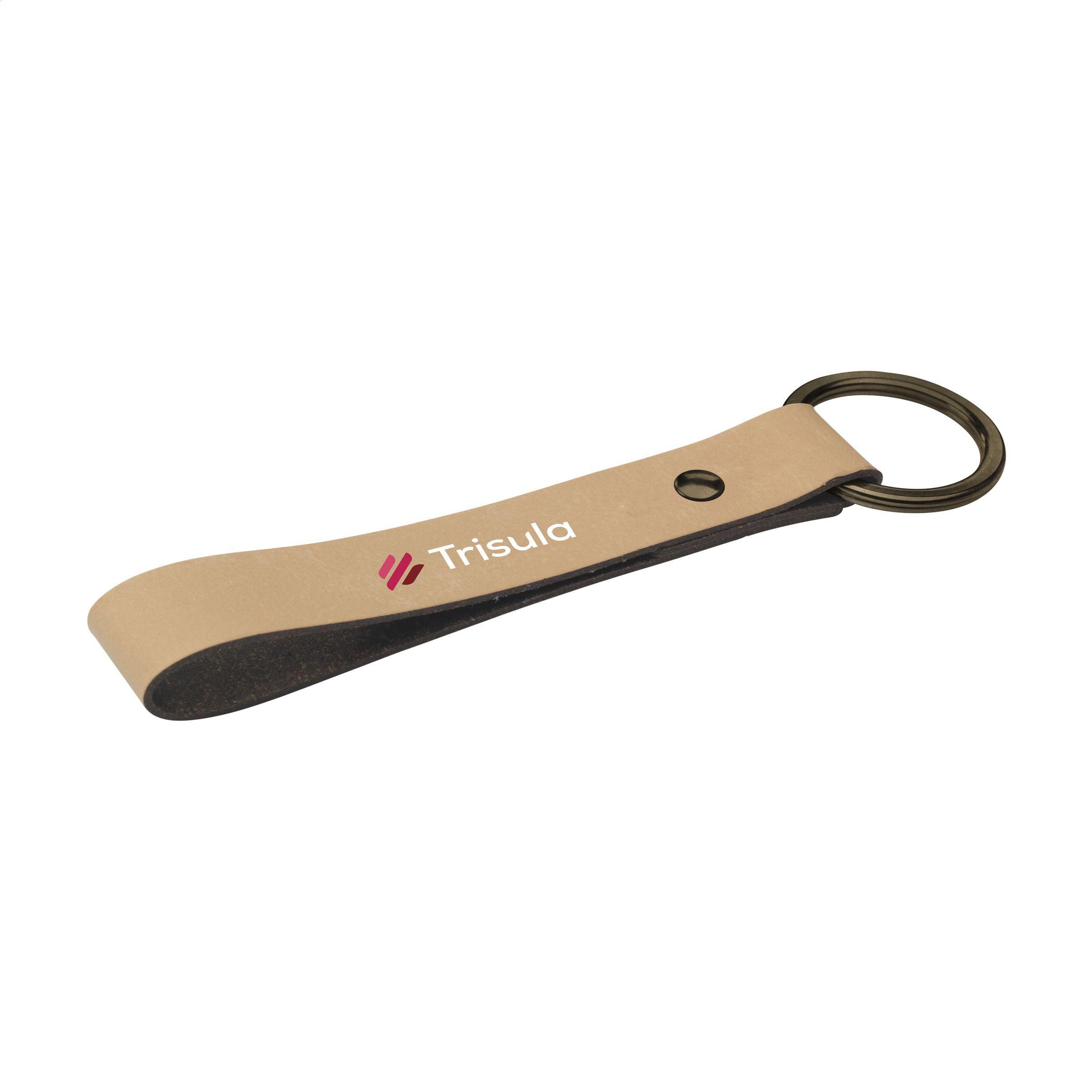 Recycled Leather Keyring porte-clés