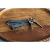 Vue 3 de Recycled Leather Keyring porte-clés