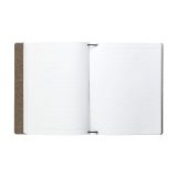 Vue 3 de Recycled Leather Refillable Notebook A5 carnet de notes