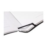 Vue 4 de Recycled Leather Refillable Notebook A5 carnet de notes